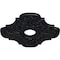 Ekena Millwork Peralta Ceiling Medallion (Fits Canopies up to 4 5/8"), 17 3/4"OD x 3 1/8"ID x 1"P, Steel Gray CM17PESGS - alternate 4